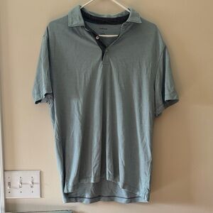 Van Heusen Sky Blue Polo Shirt T-Shirt Preppy Men’s Size L Large
